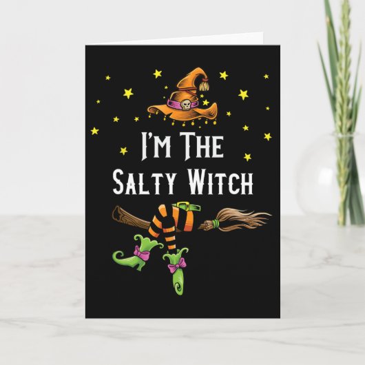 Carte Im The Salty Witch Halloween Matching Group Costum (Devant)