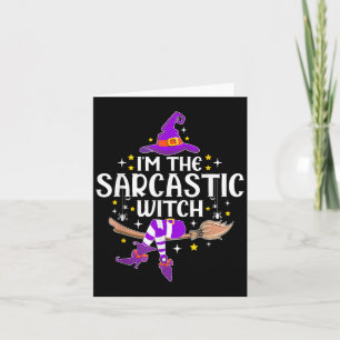 Carte Im The Sarcastic Witch Halloween Matching Group Co