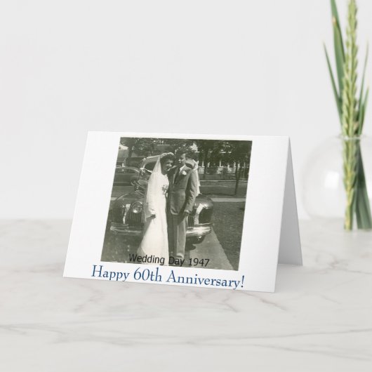 Carte Image1, Joyeux 60e Anniversaire ! (Devant)
