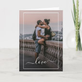 Carte Image D'Amoureux Personnalisée Et Texte De Citatio (Devant)