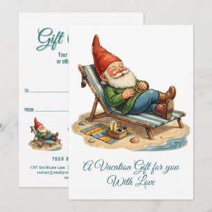 Carte Image de découpage vintage - GNOMES DE JARDIN 26