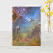 Carte Image de Large-Champ de la nébuleuse d'Eagle (Fleur jaune)