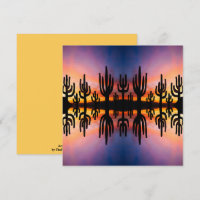 Image du lever de soleil sur les cactus dans le pa