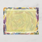 Carte image en verre d'art fin moderne (Dos)