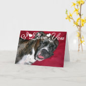 Carte Image I Love You (Fleur jaune)