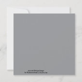 Carte Image Miroir Abstraite Chaînée Grise Sur Fond Noir (Dos)