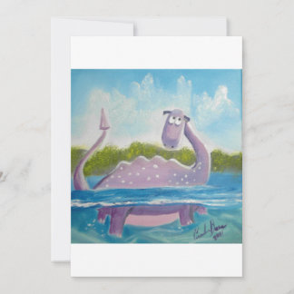 Carte Image monstre mignon de l'aile