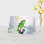 Carte Image parfaite (Fleur jaune)