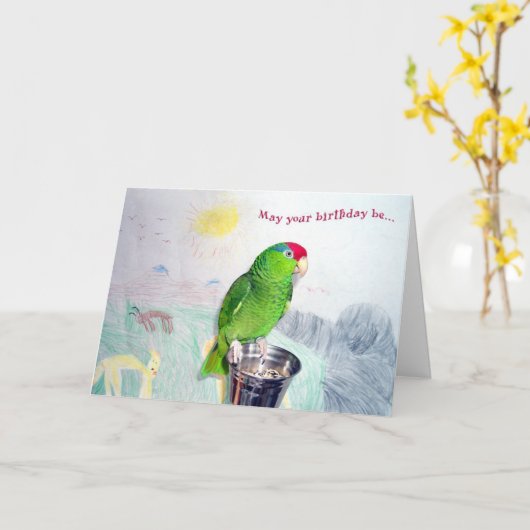 Carte Image parfaite (Fleur jaune)