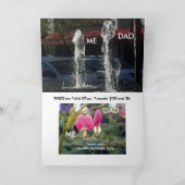 Carte Image parfaite : Papa et moi (Intérieur)