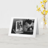 Carte Images et souvenirs, dessus de phonographe, (Fleur jaune)