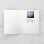 Carte Imaginaire Alien Fog Anniversaire effrayant Fantôm (Intérieur)