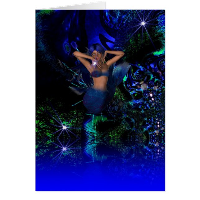 Carte Imaginaire Art Star Sirène (Devant)