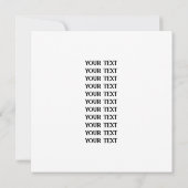 Carte Imaginaire chat avec fleurs et papillons IA art (Dos)