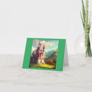 Carte Imaginaire Château Joyeux Paysage 1