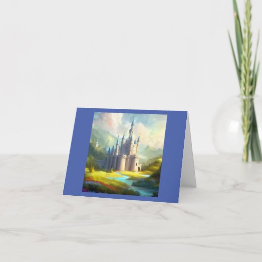 Carte Imaginaire Château Joyeux Paysage 3 (Devant)