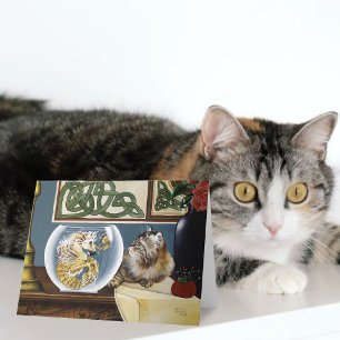 Carte Imaginaire Cheval de Mer de Chat