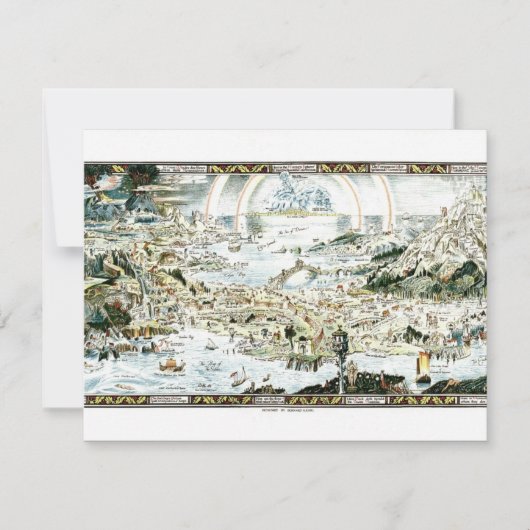 Carte imaginaire classique Fairyland 1920 (Devant)