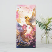 Carte Imaginaire coloré Oiseau Art (Debout devant)