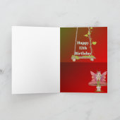 Carte Imaginaire de champignons Fées Gold Age Card (Intérieur)