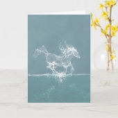 Carte Imaginaire de Cheval d'eau (Fleur jaune)