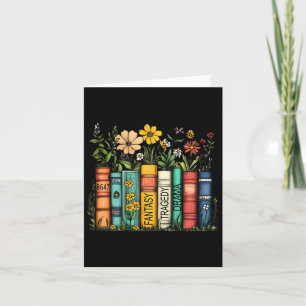 Carte Imaginaire Drama Tragédie Livre Floral Subtle Anti