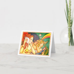 CARTE IMAGINAIRE MERMAID SISTERHOOD PARTAGER DES SAVOIRS