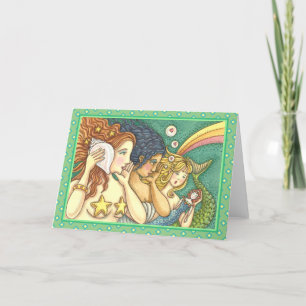 CARTE IMAGINAIRE MERMAID SISTERHOOD PARTAGER DES SAVOIRS