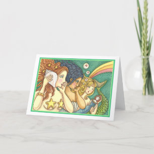 CARTE IMAGINAIRE MERMAID SISTERHOOD PARTAGER DES SAVOIRS