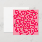 Carte Imaginaire rose magenta puissance (Devant / Derrière)