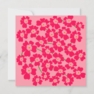 Carte Imaginaire rose magenta puissance