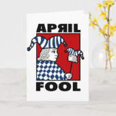 Carte Imbéciles d'avril (Fleur jaune)