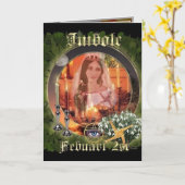 Carte Imbolc (Fleur jaune)