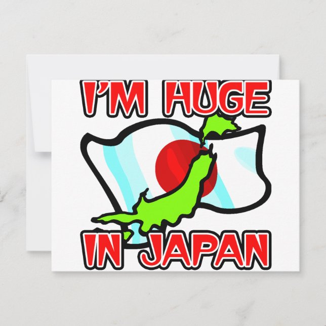 Carte Immense Au Japon (Devant)