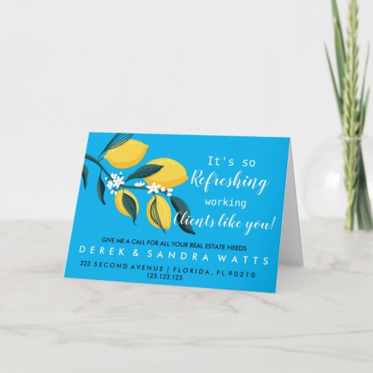 Carte Immobilier Lemon Summer pop by (Devant)