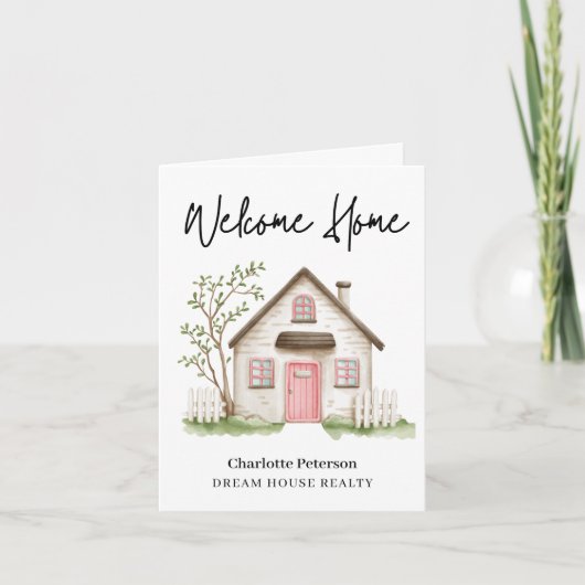 Carte immobilière Bienvenue à la maison (Devant)