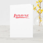 Carte Immune - Conception de sensibilisation au virus Co (Fleur jaune)