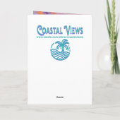 Carte Impasto Dolphins and Ocean Waves | Happy Birthday (Dos)