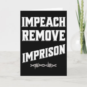 Carte Impeach Remove Imprison Trump Cabinet Sauver Démoc