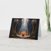 Carte Imperial View Fractal Art Horizontal Greeting Card (Devant)