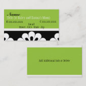 Carte impertinente de maman de maman (Devant / Derrière)