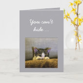 Carte Impossible de se cacher du 30e anniversaire Fun Ki (Fleur jaune)