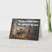 Carte Impossible d'ignorer l'éléphant dans la salle - (Devant)