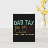 Carte Impôt pour s'assurer que ce n'est pas un père empo (Fleur jaune)