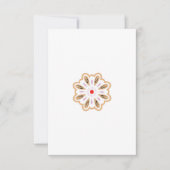 Carte Impression d'art floral Mandala | Décor Boho (Devant)