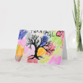 Carte Impression d'art personnalisée pour enfants (Devant)