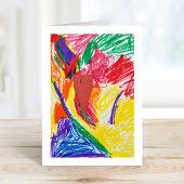 Carte Impression d'art personnalisée pour enfants