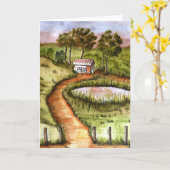 Carte Impression d'art populaire, Petit Art, Cabine, Boi (Fleur jaune)