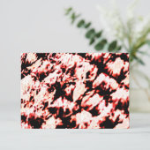 Carte Impression de fibres rouges (Debout devant)