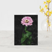 Carte Impression durable (Fleur jaune)